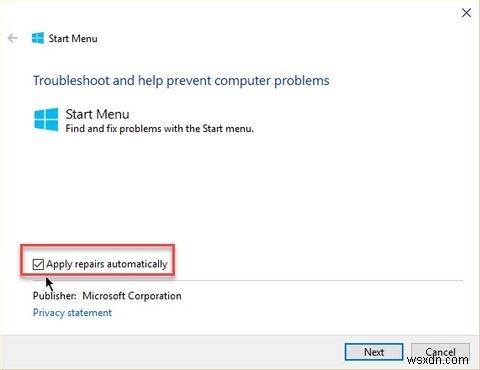 Having Start Menu or Cortana Issues? Use the Start Menu Troubleshooter