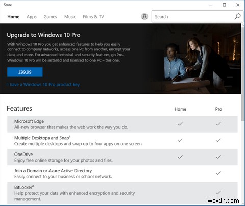 How to Upgrade from Windows 10 Home to Professional Edition