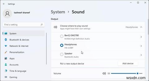 6 Ways to Switch Sound Output Device in Windows 11