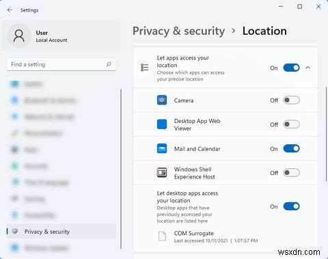 How to Configure Location Services on Windows 11