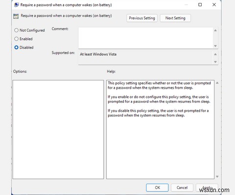 How to Turn Off Password-on-Wake in Windows 11