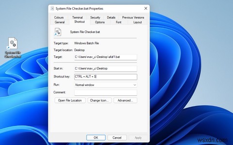 How to Set Up System File Scan Shortcuts in Windows 11 