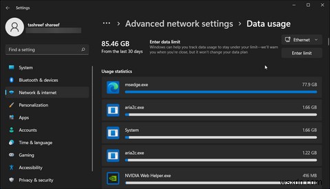 How to Monitor and Set Data Usage Limit in Windows 11