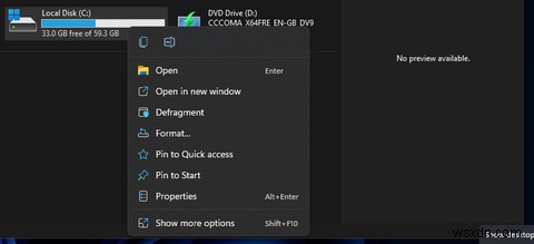 How to Set Up Disk Defragmenter Context Menu Shortcuts in Windows 11