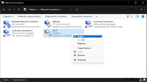 How to Fix a Missing Wi-Fi Option in Windows 11