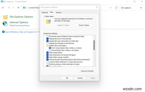How to See File Extensions in Windows 11