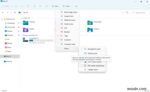 How to See File Extensions in Windows 11