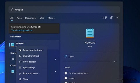 9 Ways to Open Notepad in Windows 11