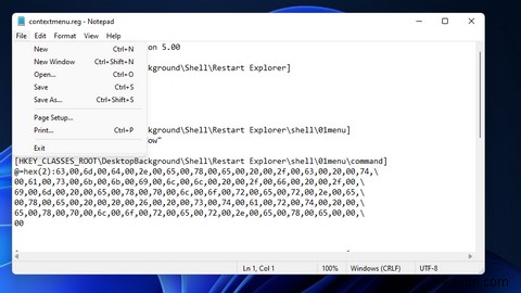 How to Set Up Desktop and Context Menu Shortcuts for Restarting File Explorer in Windows 11