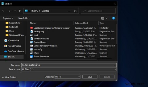 How to Set Up Desktop and Context Menu Shortcuts for Restarting File Explorer in Windows 11