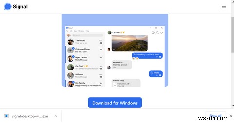 How to Install and Run Signal on Windows 11