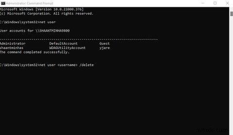 How to Remove User Accounts in Windows 11