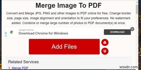How to Merge Multiple Images Into a PDF Document in Windows 11 