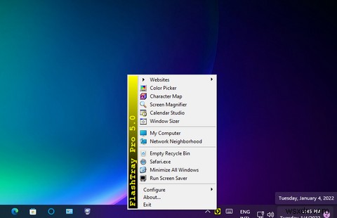 How to Add a Shortcuts Menu to the Windows 11 System Tray
