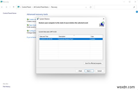How to Fix Undoing Changes to Your Computer in Windows 11