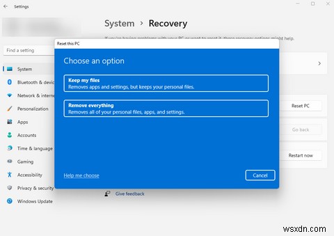 How to Fix Undoing Changes to Your Computer in Windows 11