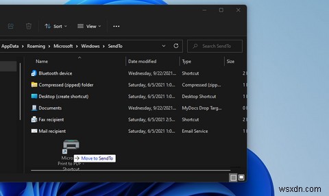 How to Add New Shortcuts to the Send To Menu in Windows 11
