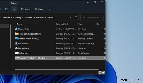 How to Add New Shortcuts to the Send To Menu in Windows 11