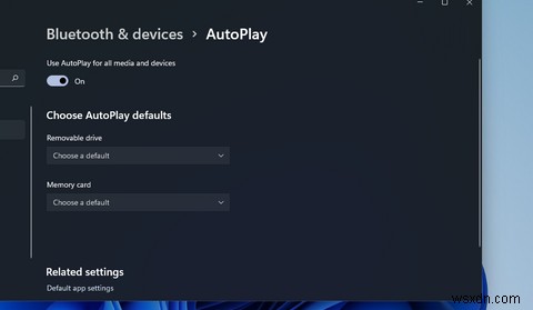 How to Change the AutoPlay Settings in Windows 11