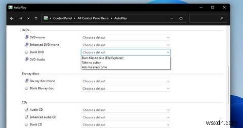 How to Change the AutoPlay Settings in Windows 11