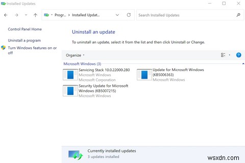 How to View Update History in Windows 11