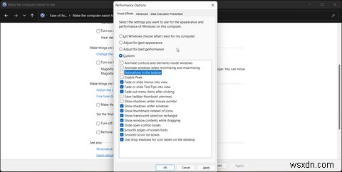 How to Turn Off Windows 11s Animation Effects to Improve Performance