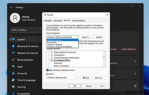 How to Change Sounds on Windows 11