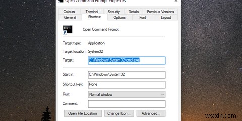 How to Run Command Prompt Commands With a Desktop Shortcut