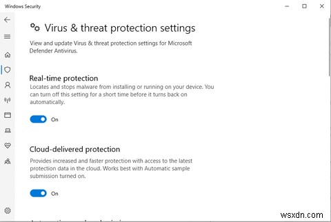 How to Turn on Microsoft Defender Antivirus and Enable Real-Time Protection