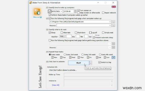 How to Schedule Your Windows 10 PC to Automatically Wake Each Day