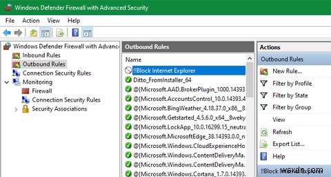 How to Block Internet Explorer From Accessing the Internet