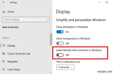 How to Always Show Scrollbars in Windows Store Apps