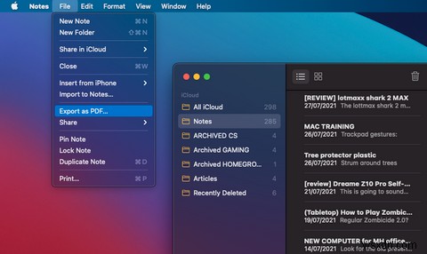 How to Export Your Apple Notes as PDF Files on Any Device