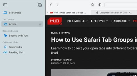 The Best Way to Use Tab Groups vs. Bookmarks in Safari