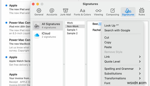 Personalize Your Emails By Adding Email Signatures in Mail on Your Mac