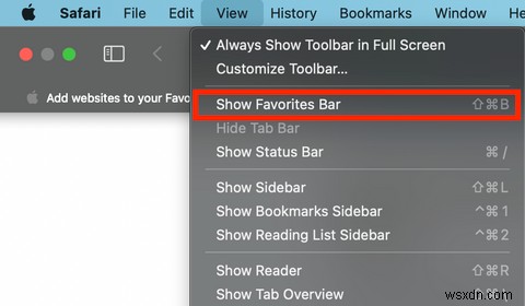 How to Add, View, and Manage Favorites in Safari on a Mac