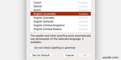 How to Change the Spellchecker Language in 5 Office Suites on Mac