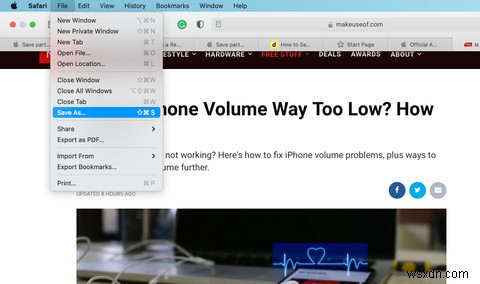 How to Save and Download Text, Images, and Entire Webpages in Safari on a Mac