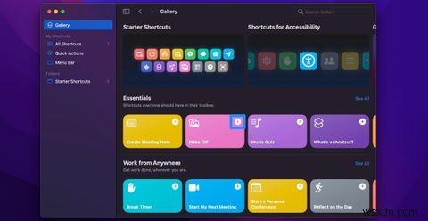 How to Find, Run, and Create Shortcuts on Your Mac With macOS Monterey