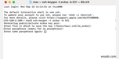 How to Use SSH-Keygen to Generate an SSH Key on Mac