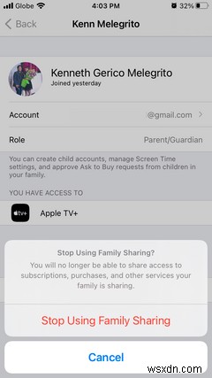 How to Stop Using Apple Family Sharing or Remove Other Family Members