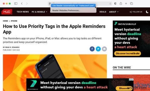 What Is the Reader View in Safari and How Do You Use It?