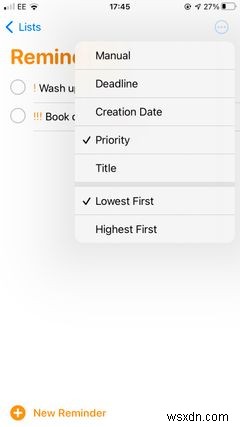 How to Use Priority Tags in the Apple Reminders App