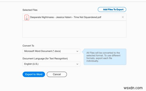 How to Convert a PDF to Word on a Mac