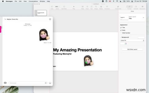 How to Add Custom Memoji to Your Presentations and Documents on a Mac