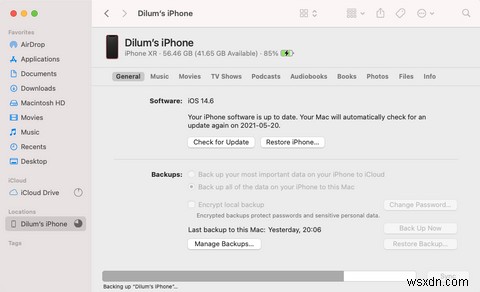 How to Back Up Your iPhone to Your Mac