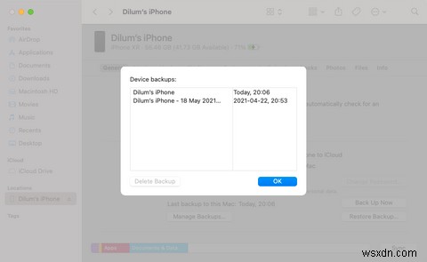 How to Back Up Your iPhone to Your Mac