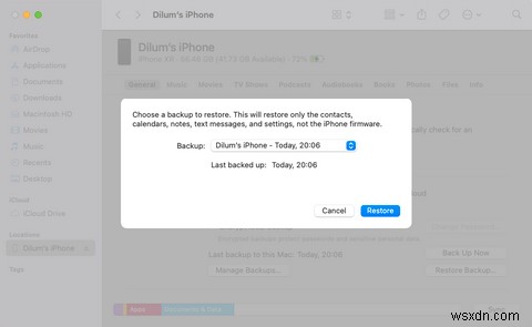 How to Back Up Your iPhone to Your Mac