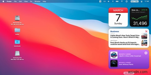 How to Use macOS Widgets in the Notification Center