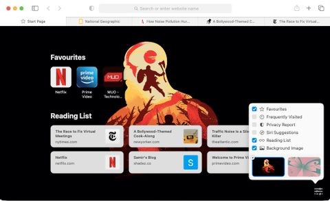 How to Customize the Start Page in Safari on macOS